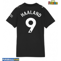 Manchester City Erling Haaland #9 Auswärtstrikot Frauen 2025-26 Kurzarm